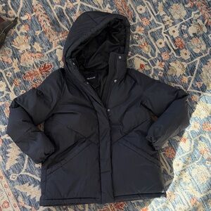 Black XS Madewell puffer